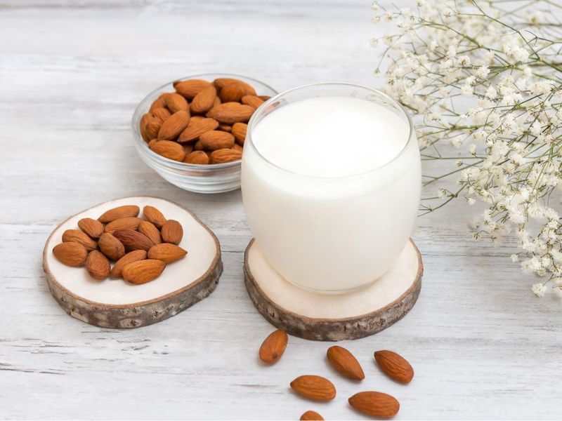 Leche de almendras
