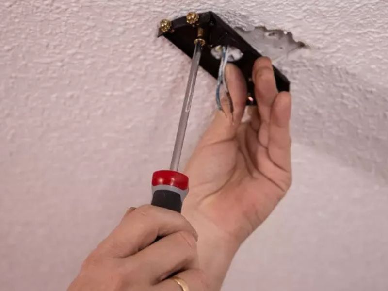 como instalar un ventilador de techo
