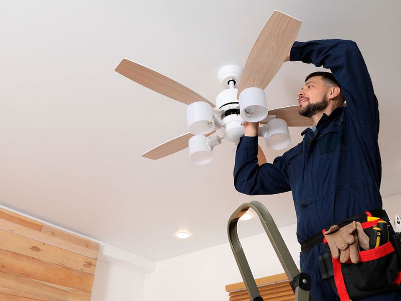como instalar un ventilador de techo