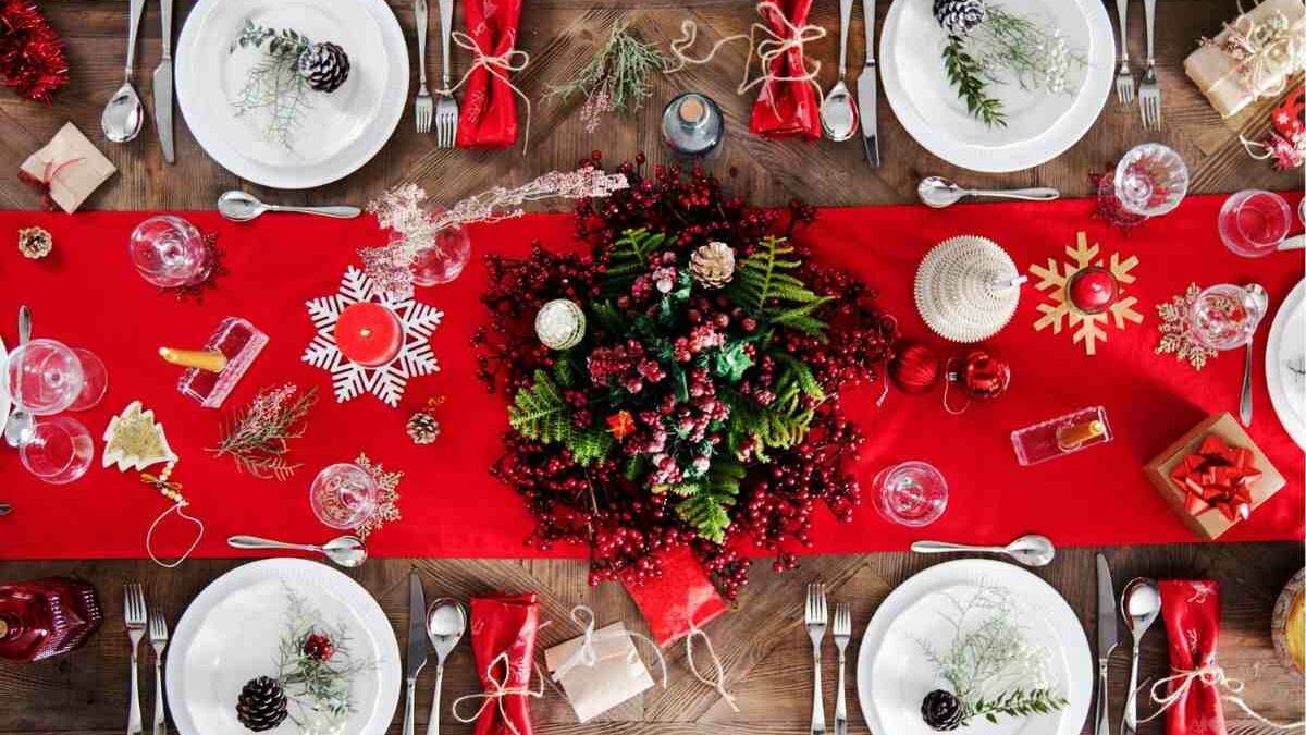 Cómo decorar la mesa navideña