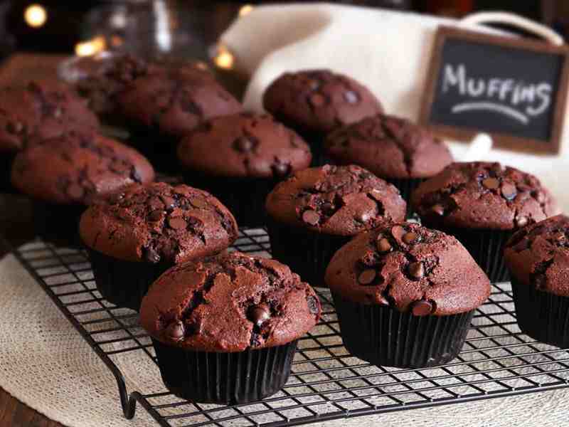 Muffins de chocolate