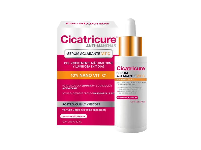 SÉRUM ACLARANTE CICATRICURE ANTI-MANCHAS VITAMINA C