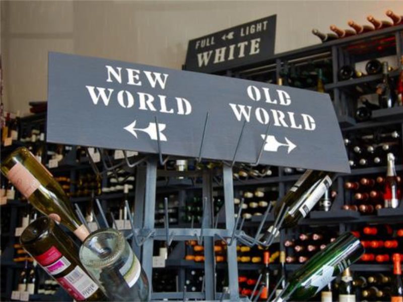 Comparación de vinos del nuevo y viejo mundo