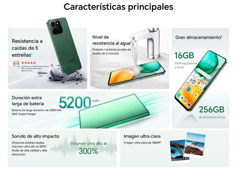 honor x7c características