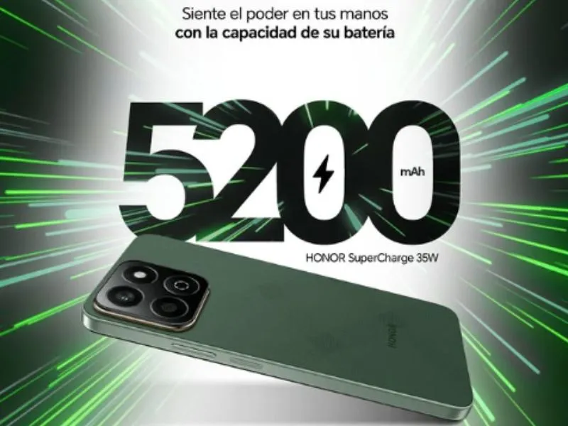 honor x7c bateria de 5200 mAh